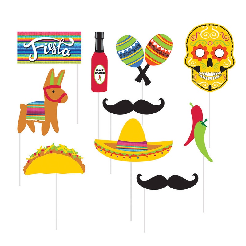 Serape Photo Booth Props (10ct)