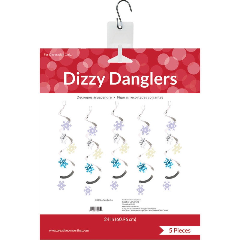 Snowflakes Dizzy Danglers