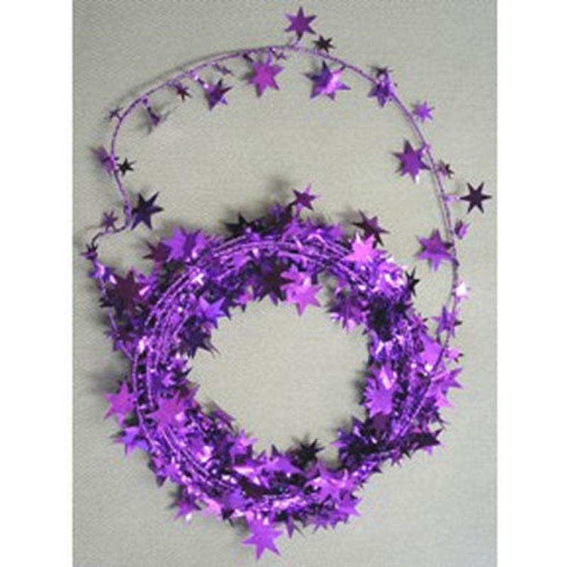 Star Wire Garland Purple - 18'