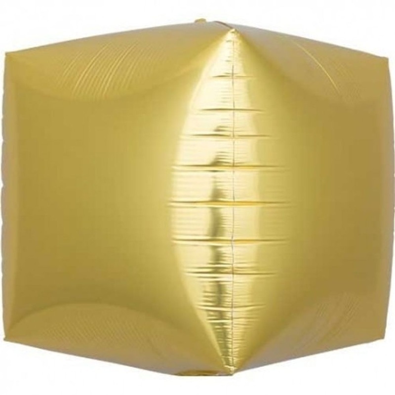 17" Gold Cube