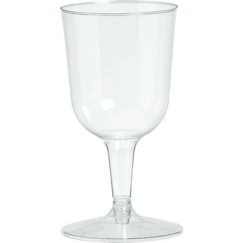 5.5Oz. Pl Wine Glass - Clear