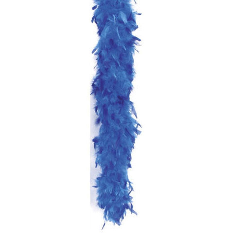 Blue/Dark Blue Tips Boa 72"