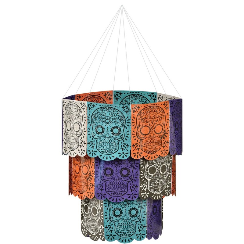 DECO CHANDELIER SUGAR SKULL