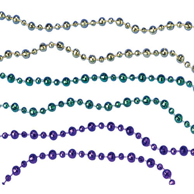 Disco Ball Beaded Necklaces