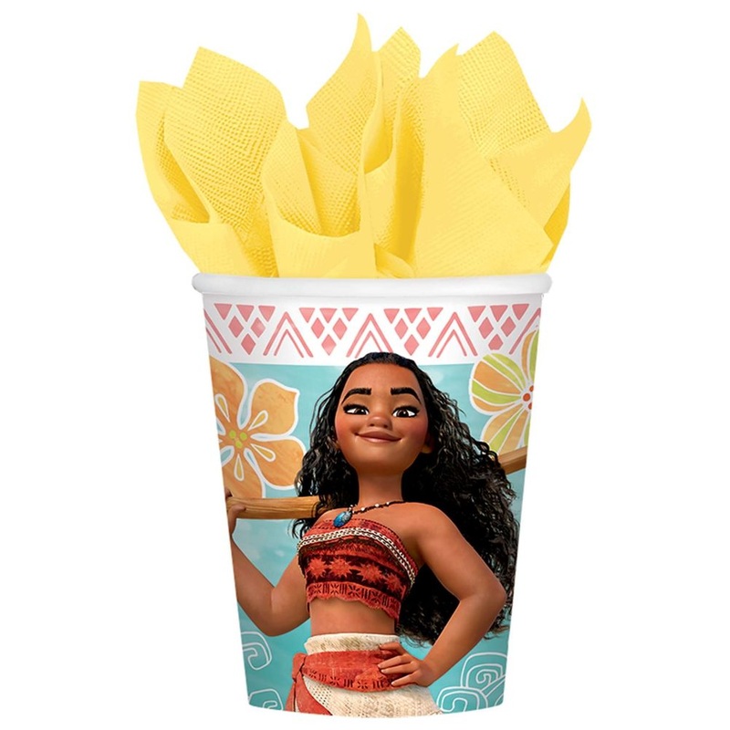 Disney Moana 9oz Paper Cups (8ct)