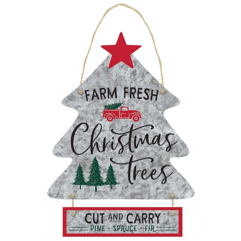 Farm Fresh Christmas Tree Sign (1 ct)