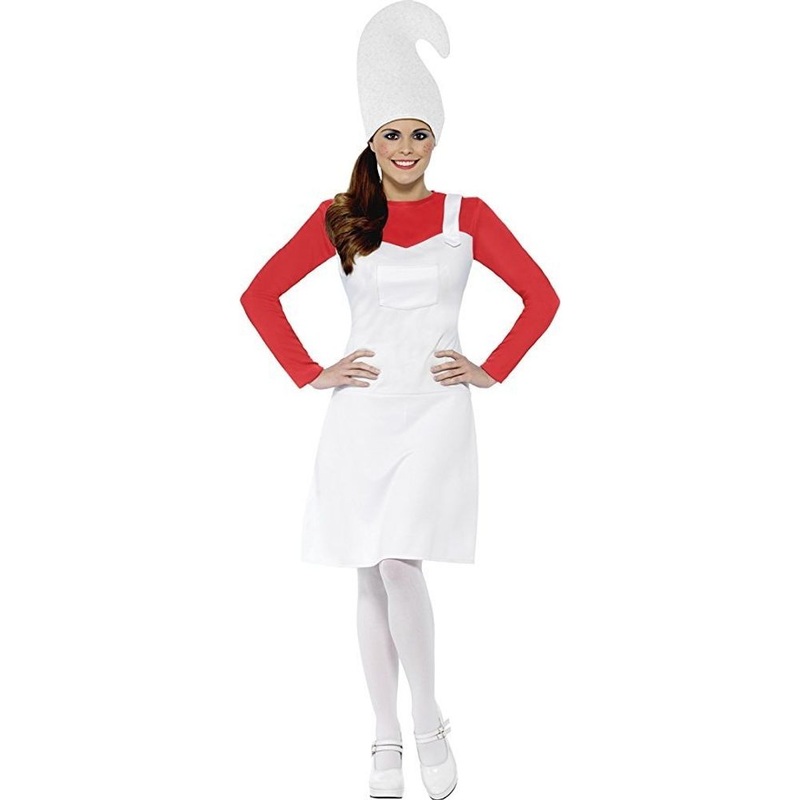 Garden Gnome Women's Costume, Coral, Size Large US 14-16