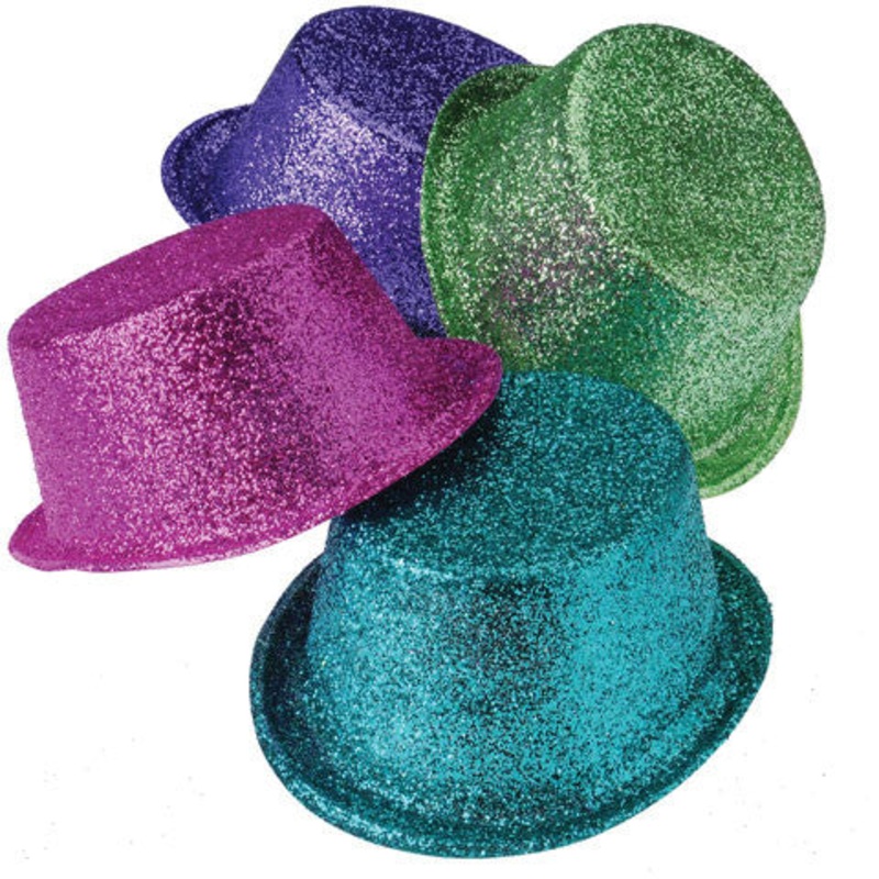 Glitter Top Hats