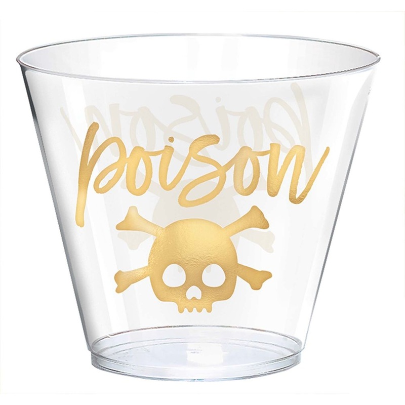 Poison Hot Stamped Plastic 9oz Tumblers (30 ct)