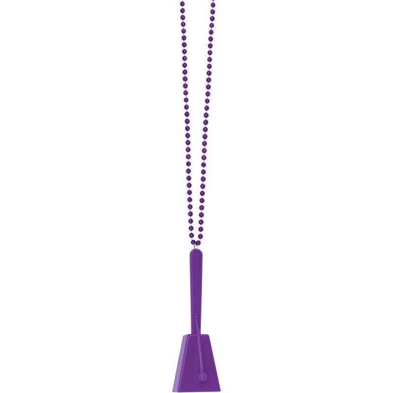 Purple Clacker Necklace