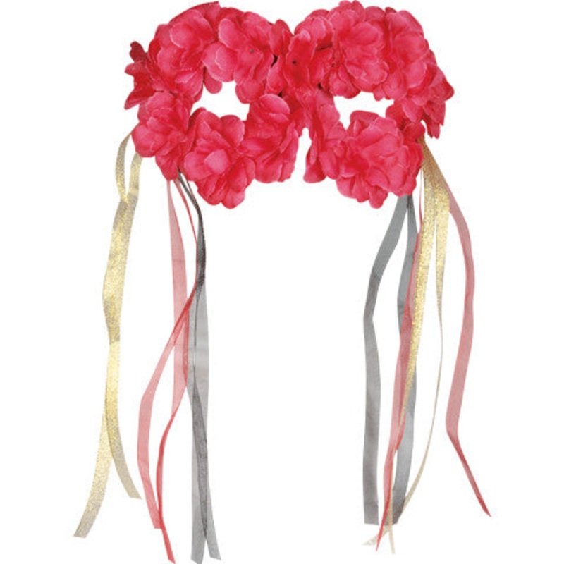 Rose Petal Half Mask
