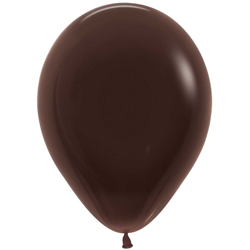 Sempertex 18" Deluxe Chocolate Latex Balloons (25ct)
