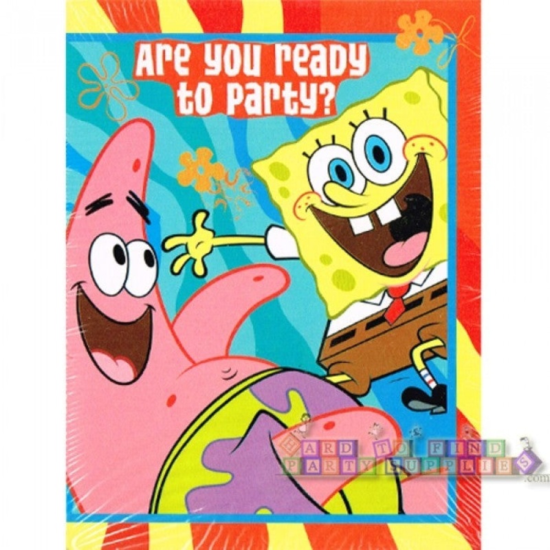 Spongebob Squarepants Invitations