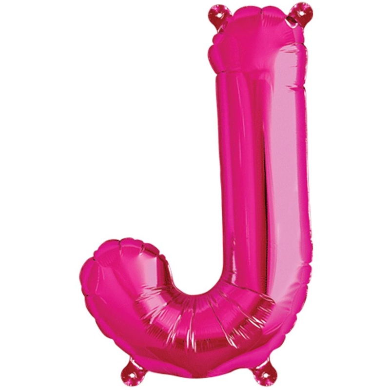 16" LETTER J MAGENTA
