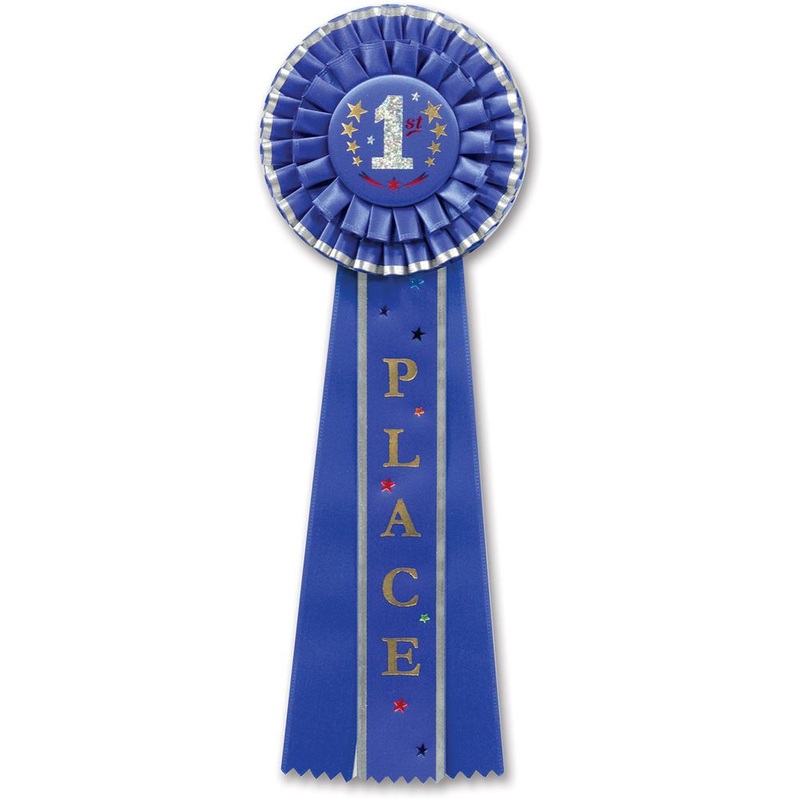 1st Place Deluxe Rosette