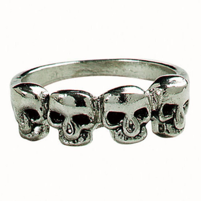 4 Skull Ring (1 ct)