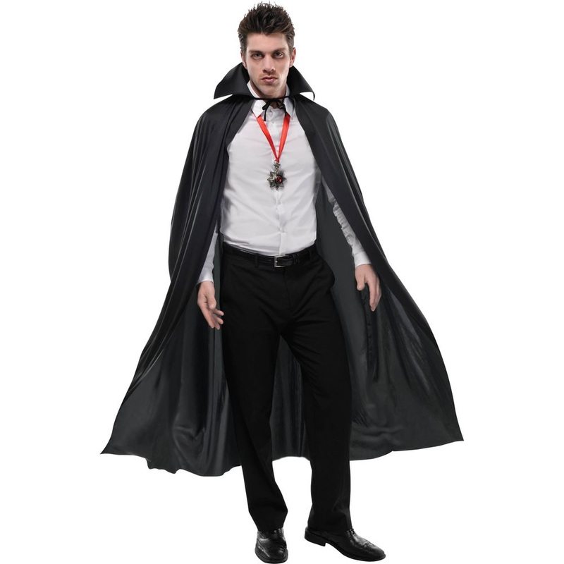 Black Full Length Cape Adult