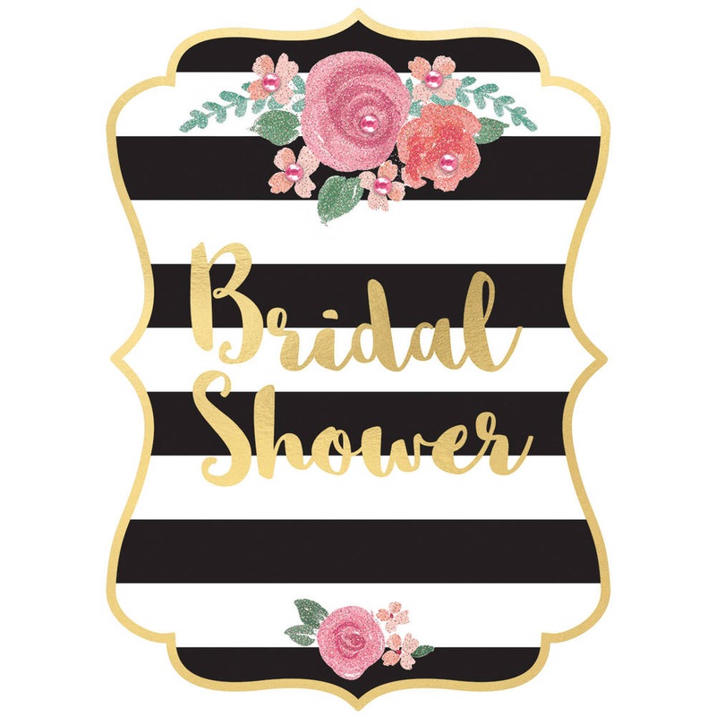 Bridal Shower Jumbo Deluxe Invitations (8 ct)