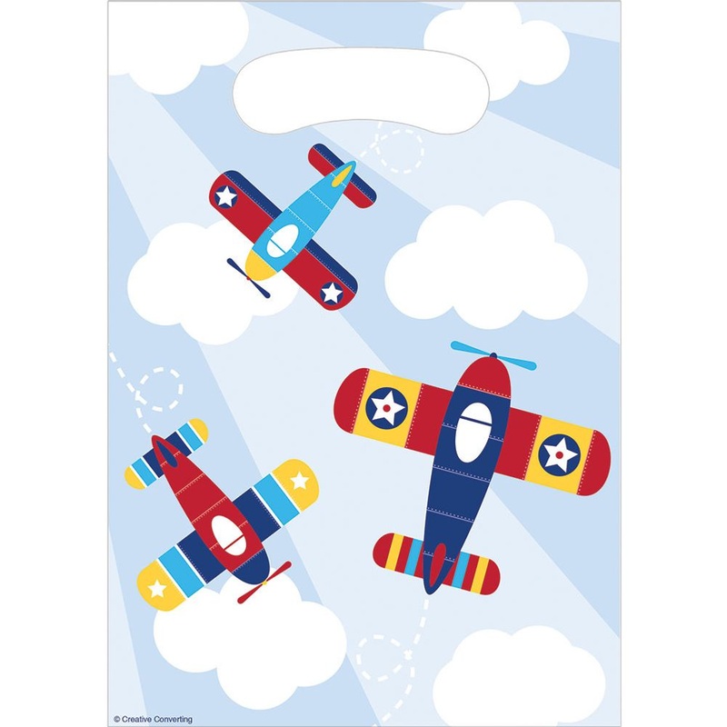 Lil Flyer Airplane Loot Bags (8 ct)