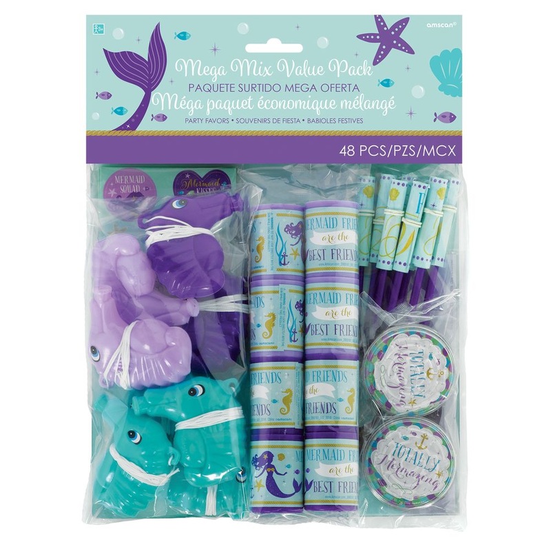 Mermaid Wishes Favor Packs (48 ct)