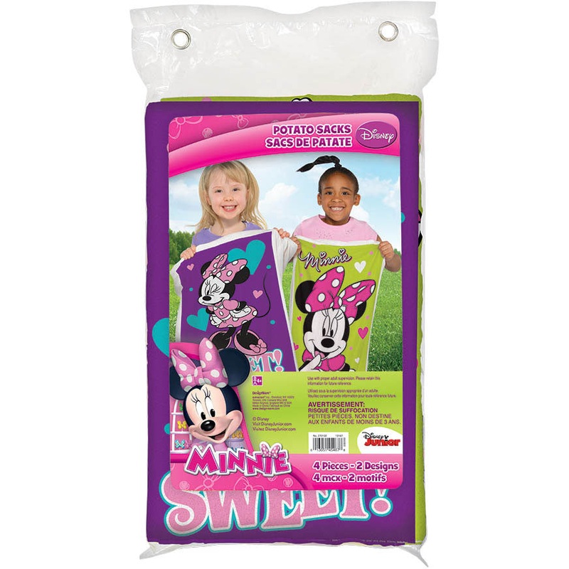 Minnie Mouse Potato Sacks (4ct)