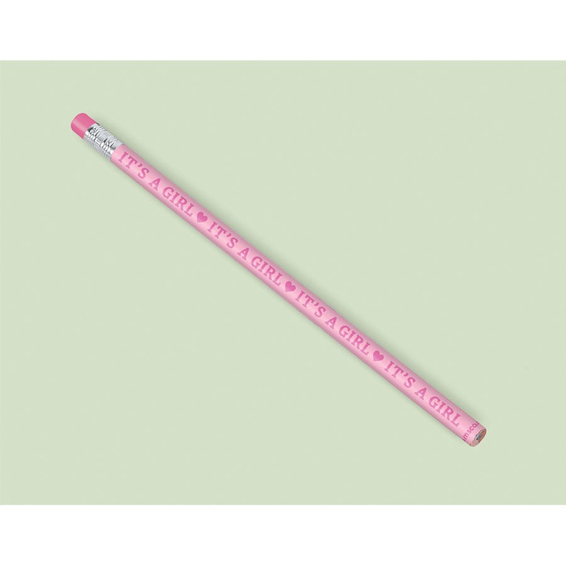 Pink Baby Shower Pencils (12 ct)