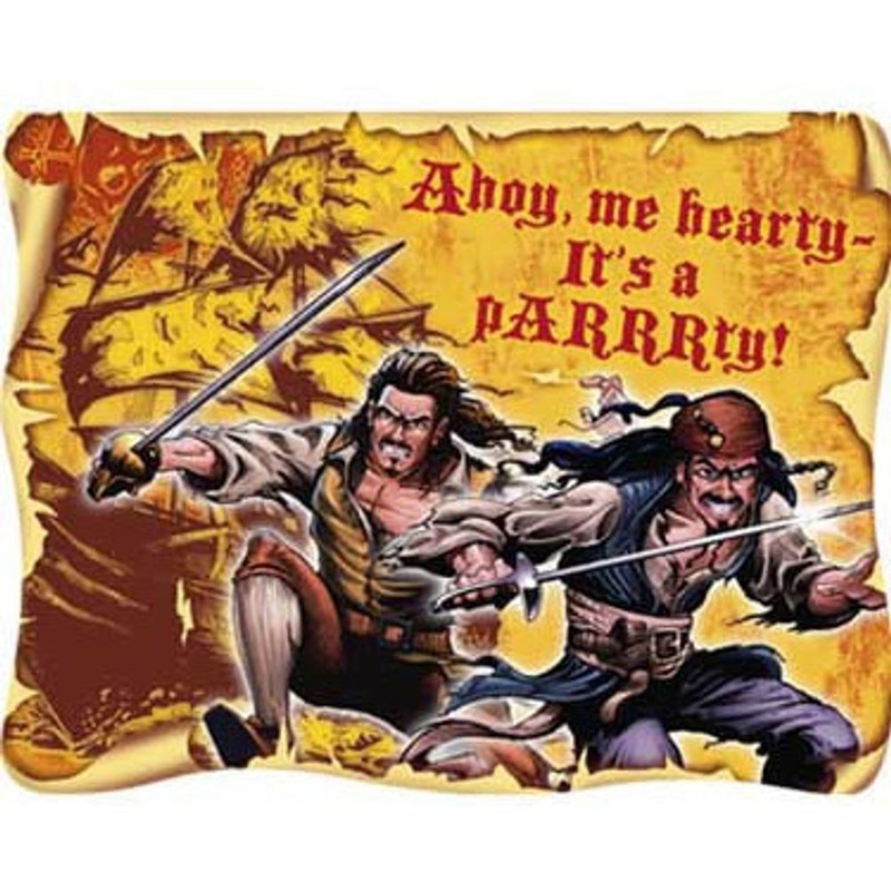 Pirates of the Caribbean Invitations