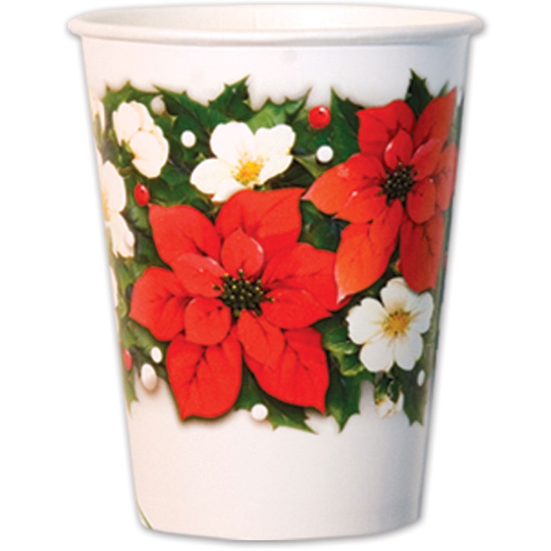 Poinsettia Cups