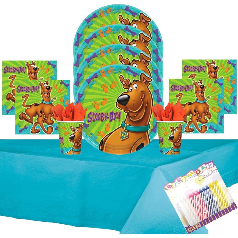 SCOOBY-DOO Deluxe Tableware Party Kit for Pizza (16 Guests)