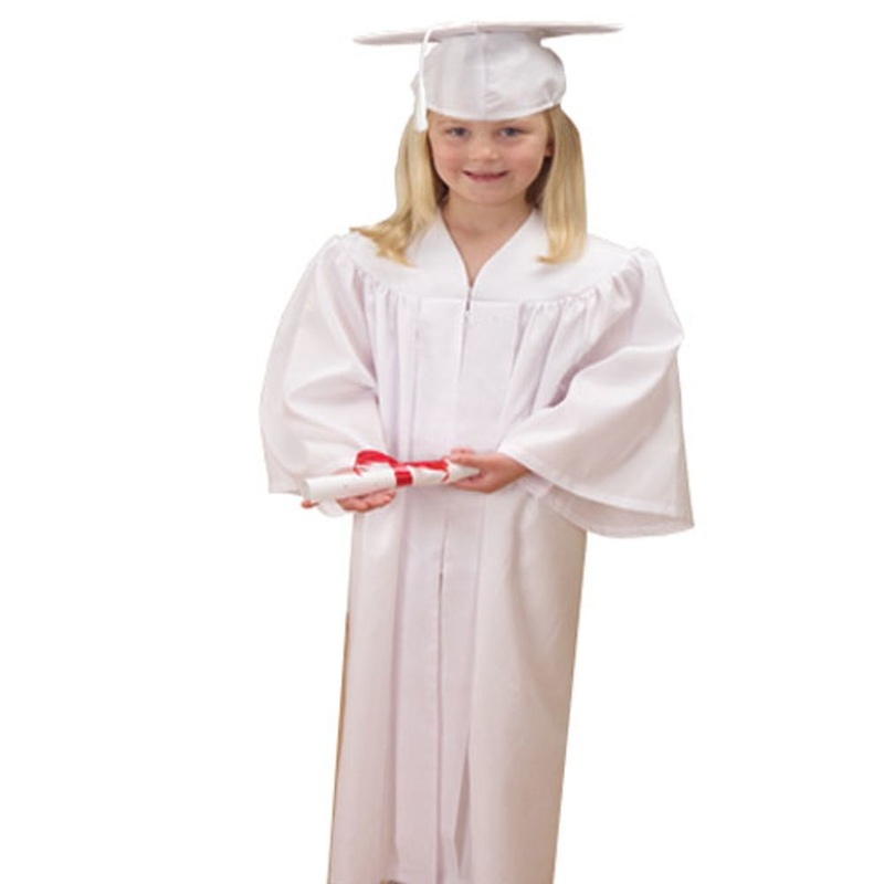 WHITE GRADUATE OUTFIT