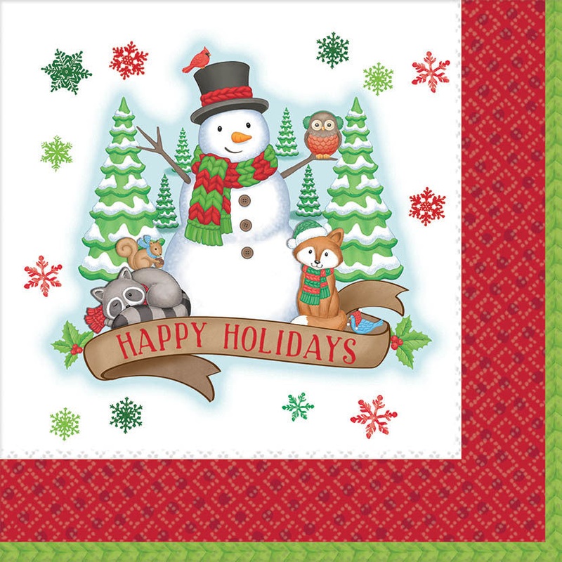 Winter Friends Luncheon Napkins