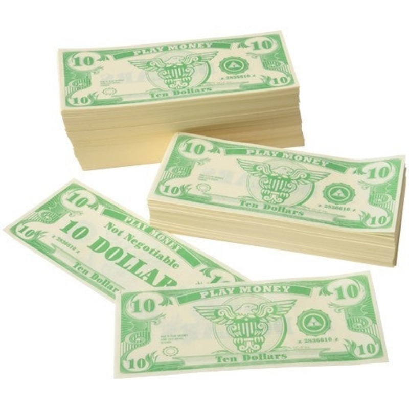 $10 Play Money