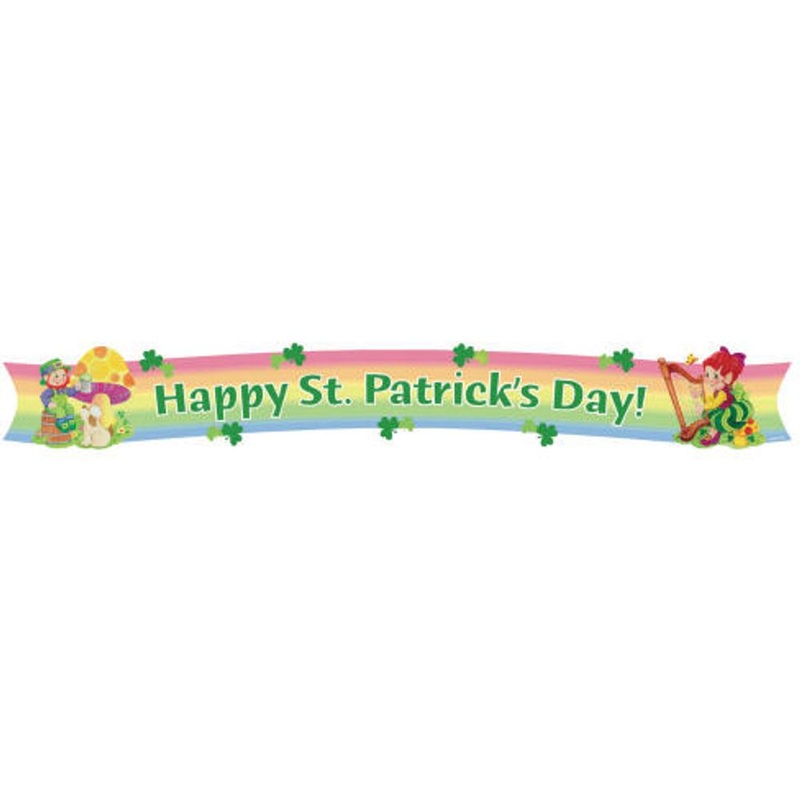 35" St Patrick's Day Banner (1ct)