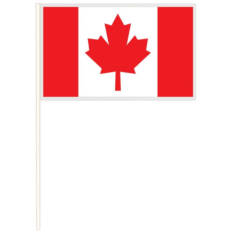 6" x 10" Canadian Flags (12 ct)