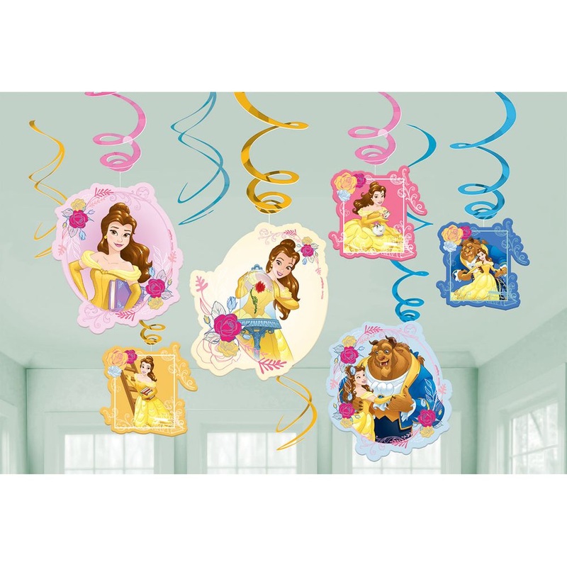 Beauty and the Beast Hanging Swirls (12 ct)