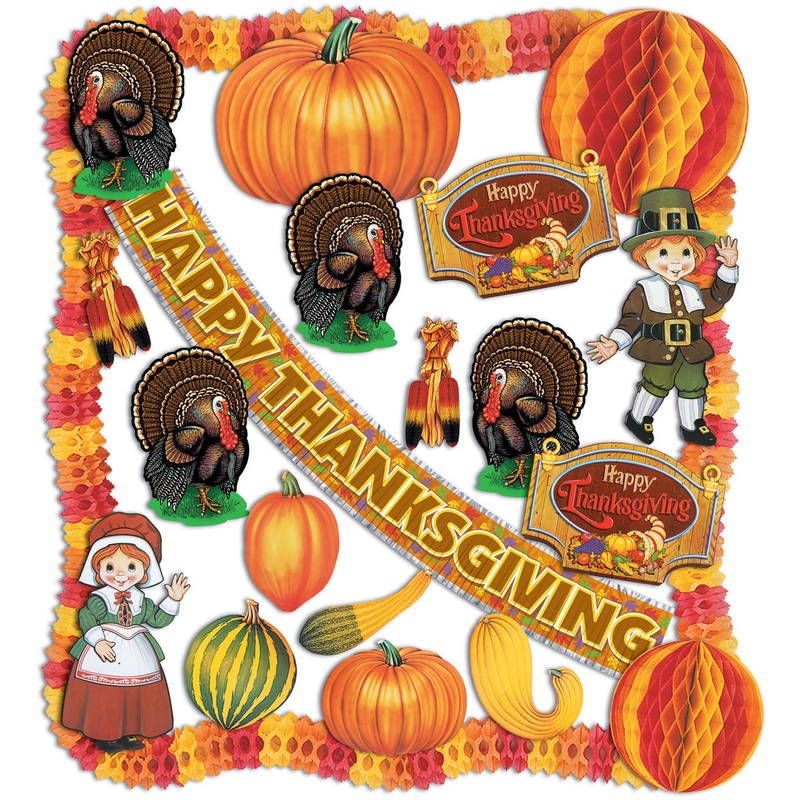 Flame Resistant Thanksgiving Decorating Kit