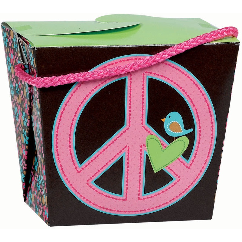 Hippie Chick Birthday Pail