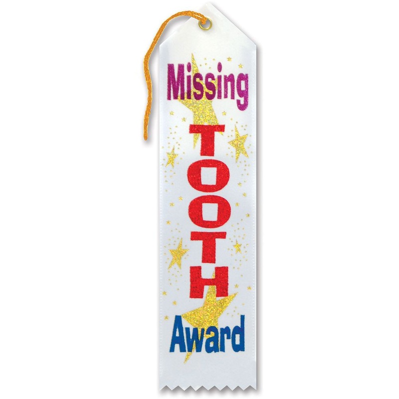 Missing Tooth Award Ribbon