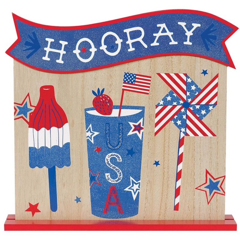 Patriotic Stand Up Die-Cut Sign