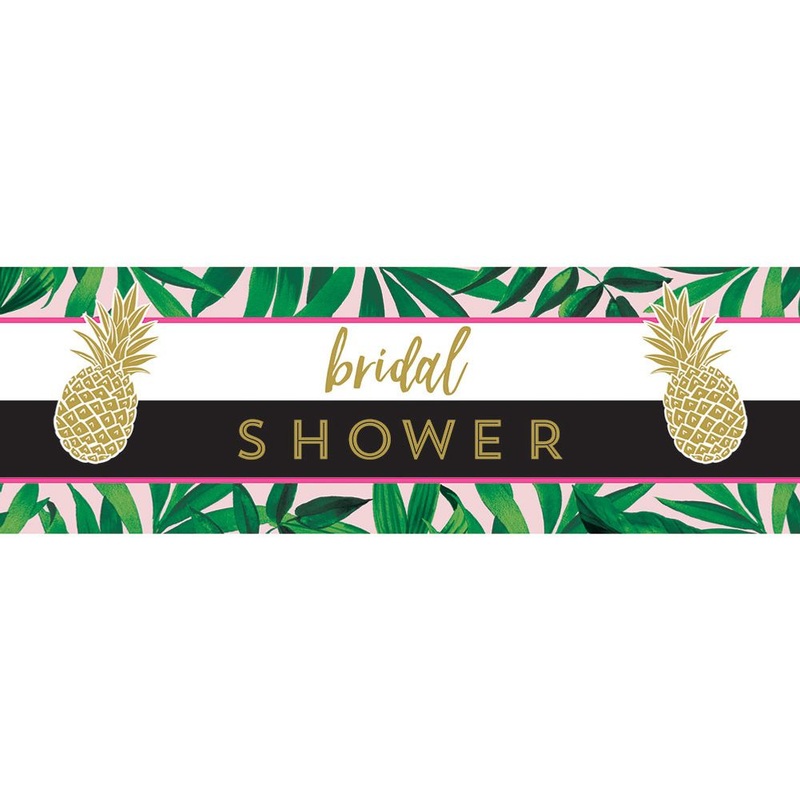 Pineapple Wedding Bridal Shower Party Banner