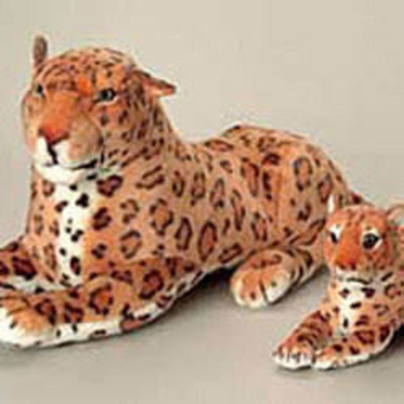 Realistic Plush Leopard