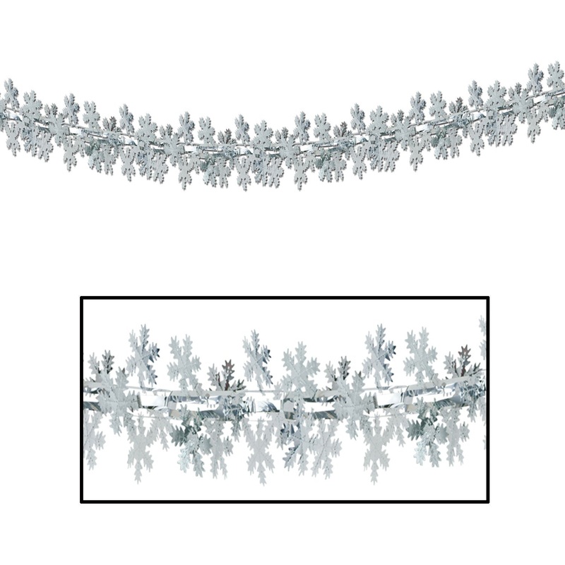 Snowflake Foil Garland
