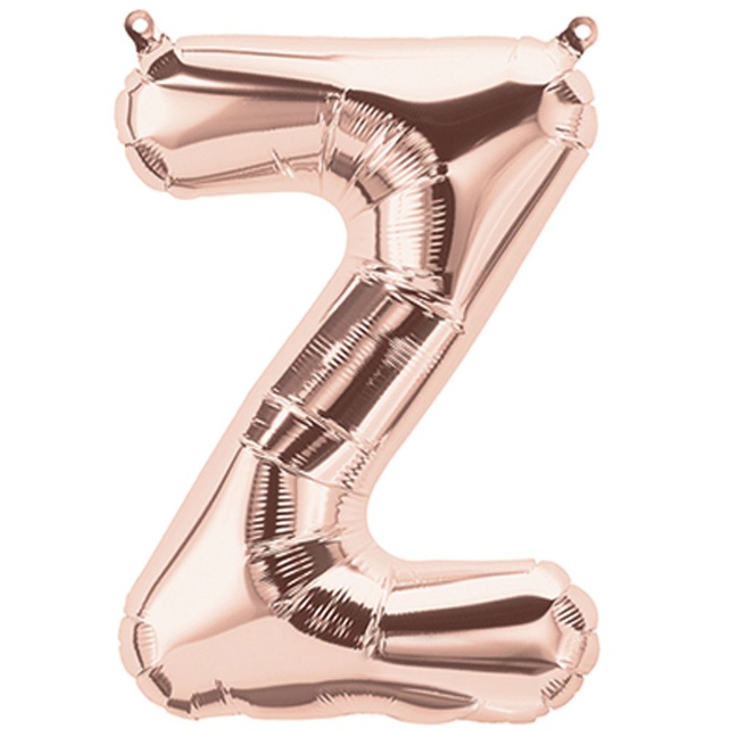 16" LETTER Z ROSE GOLD