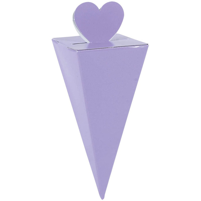 Favor Cone Box - Lilac