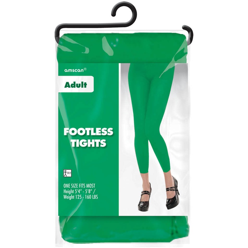 Green Footless Tights