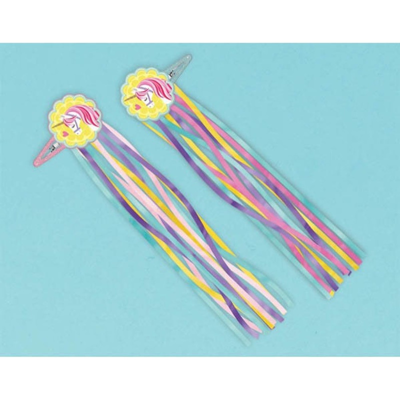 Magical Unicorn Hair Accessories (4 ct)