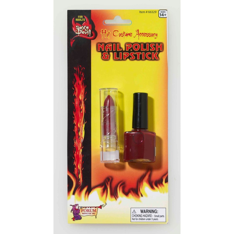 Sexy Devil Lips/Nails Set