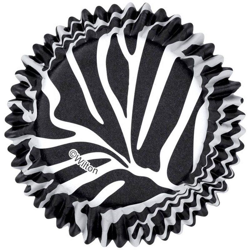 Zebra Baking Cups