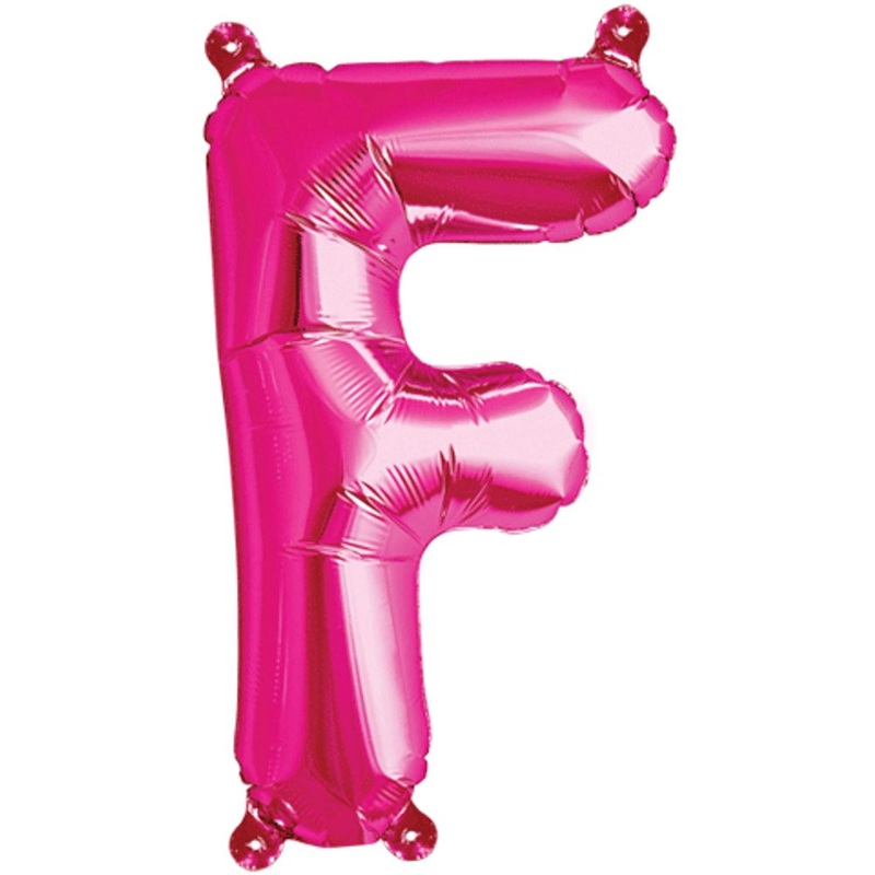 16" LETTER F MAGENTA