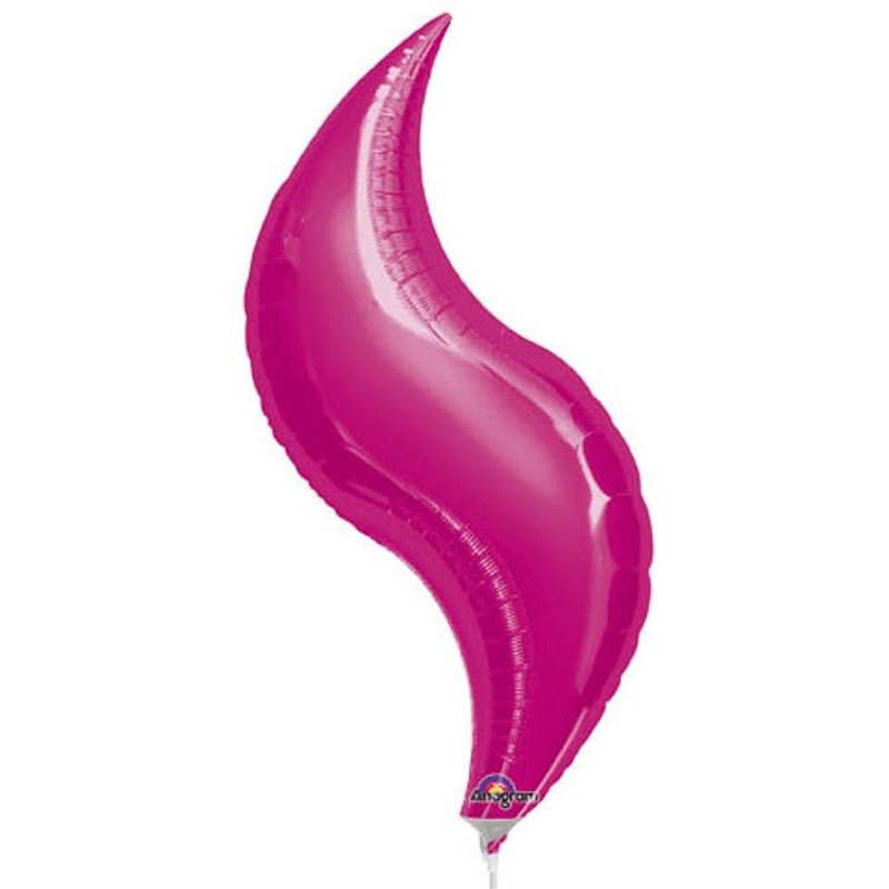 19" Fuchsia Curve
